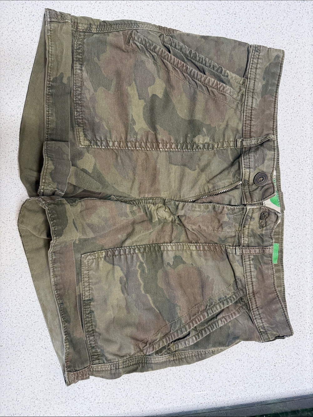 Anthropologie Olive Green Utility Shorts